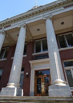 Johnson Hall front steps